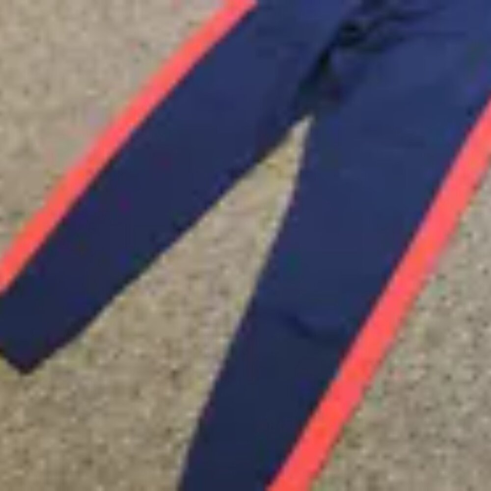 Juicy Couture Cashmere 100% Blue Red  Drawstring Track Pants Soft - Picture 4 of 5